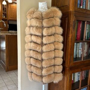 Stunning Authentic Fox Fur Vest!